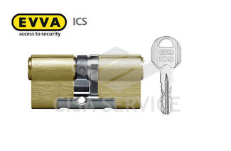 EVVA ICS Цилиндровый механизм 72мм (36х36) ключ/ключ, латунь